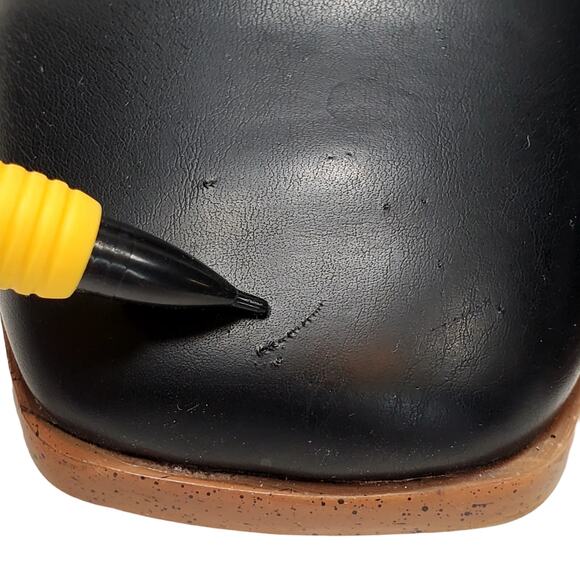 NWT Time and Tru Women's Square Toe Sz 8 Dress Boots WMTT42fM018l Booties Black - Picture 5 of 12